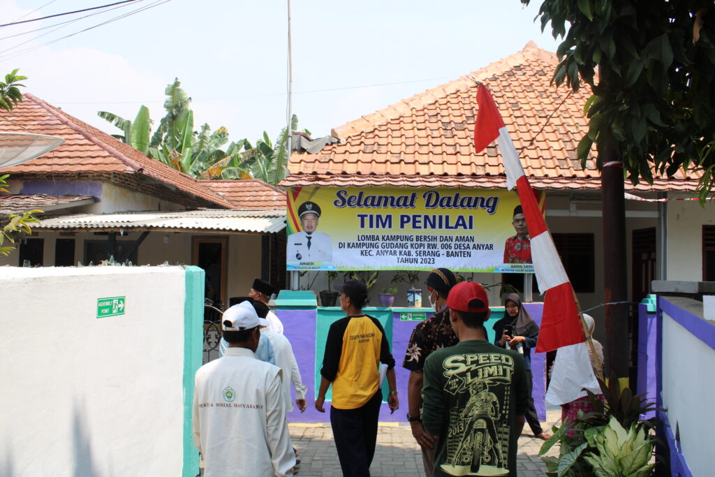 Hajat Tahunan Kabupaten Serang Penilaian Lomba Kampung Bersih Dan